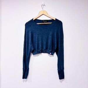 🌼 NWOT 🌼 LAIT DE POULE Grey crop top